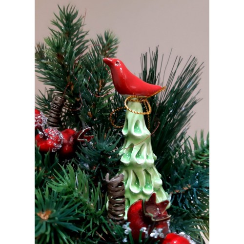 Christmas tree-bird