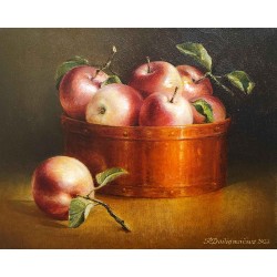 Raimondas Dailidavičius „Natiurmortas su obuoliais“